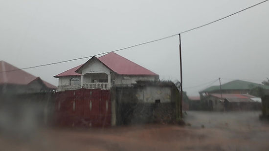 Raining in Sierra Leone